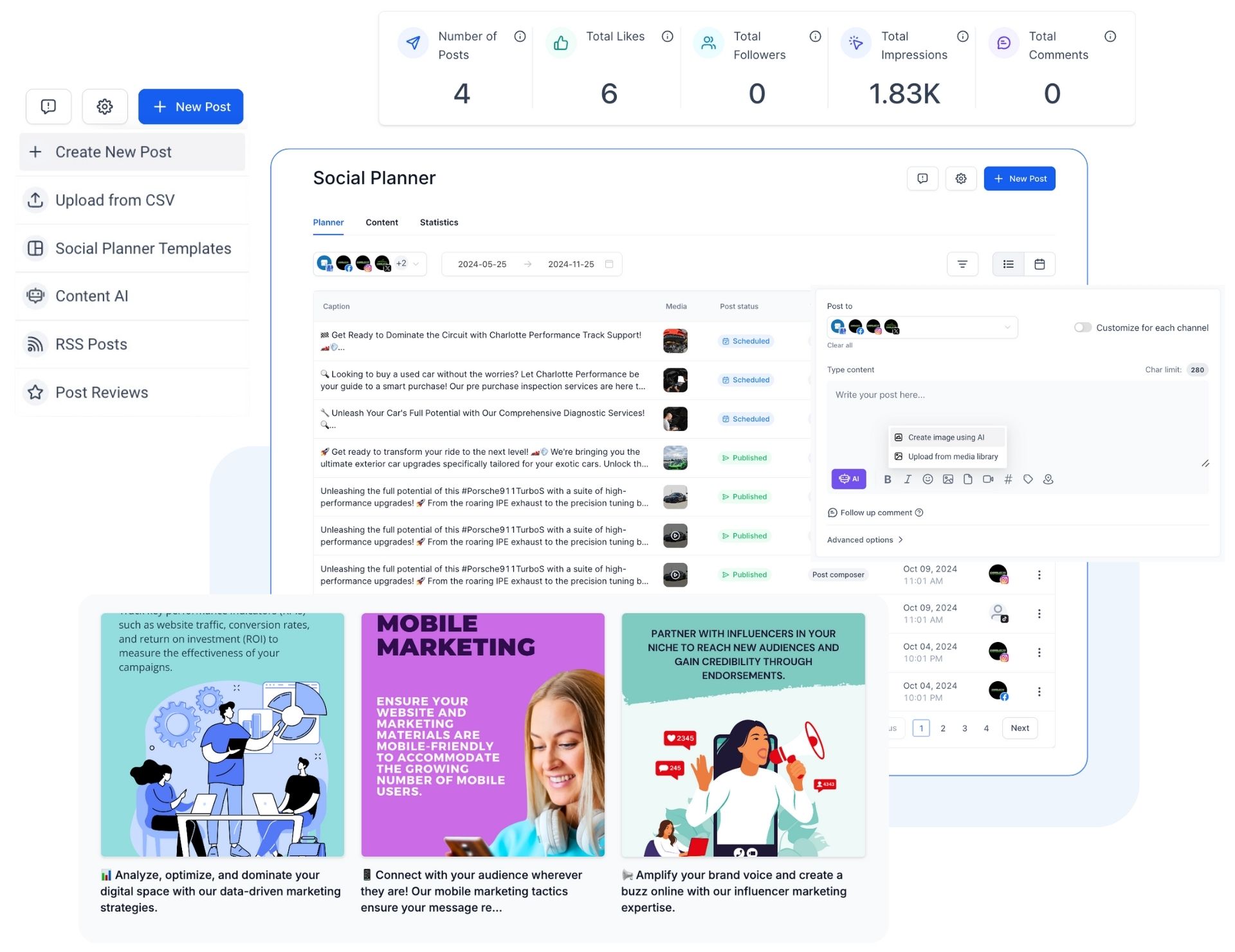 social media planner