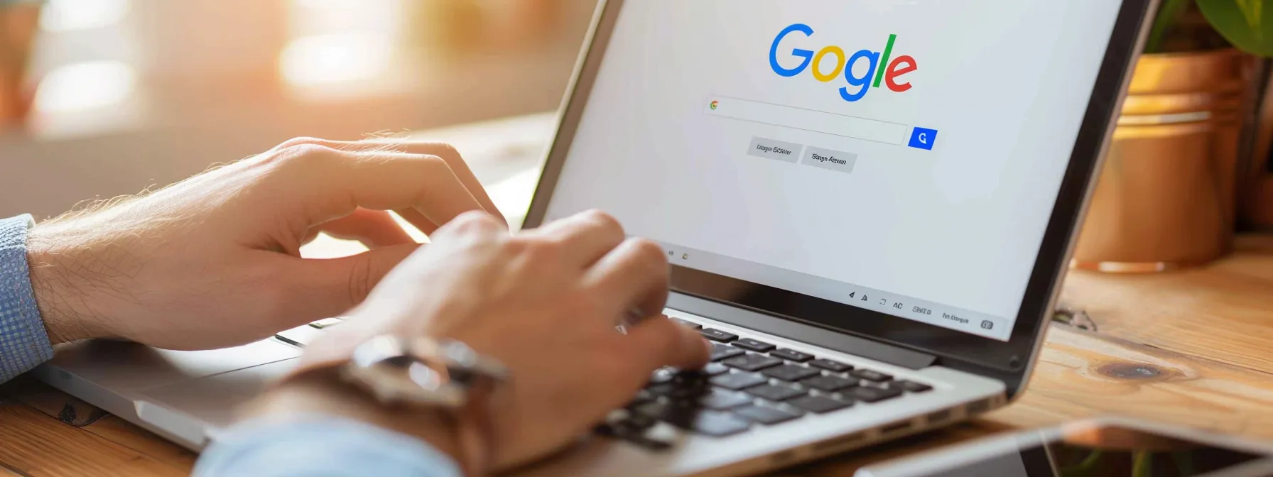 a person carefully adjusting settings on a laptop screen to set up a google adwords account for online advertising success.