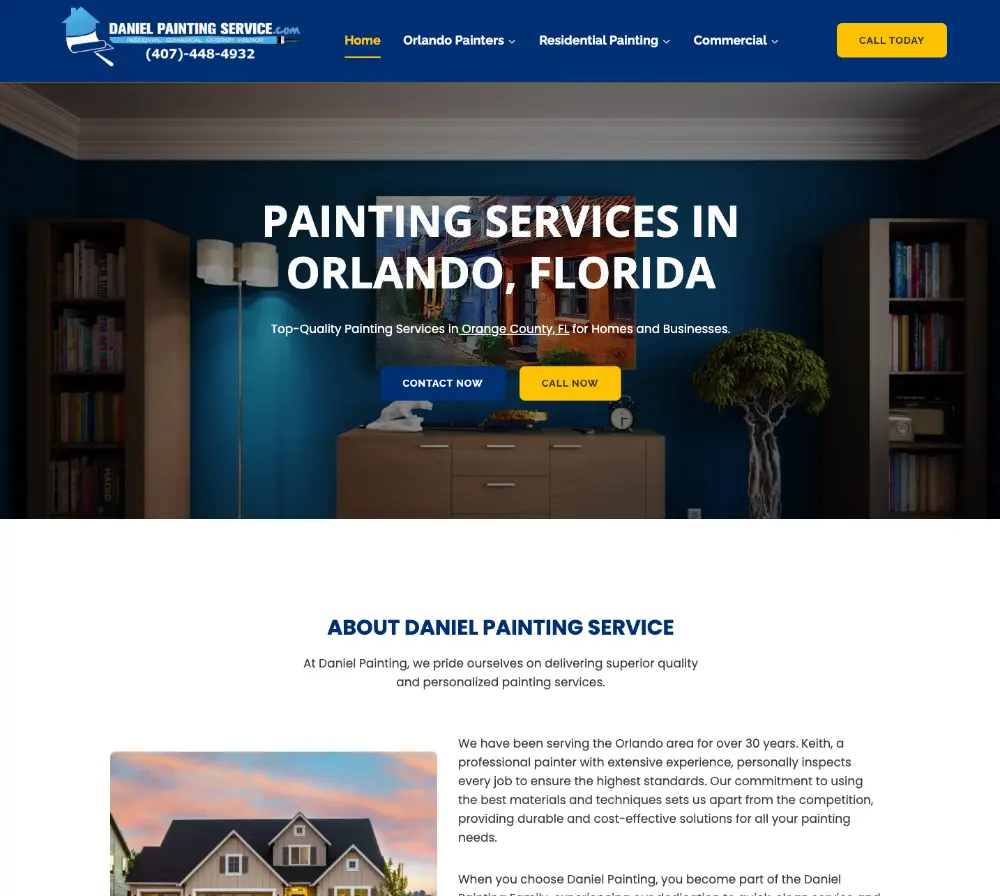 daniel-painting A painting services website