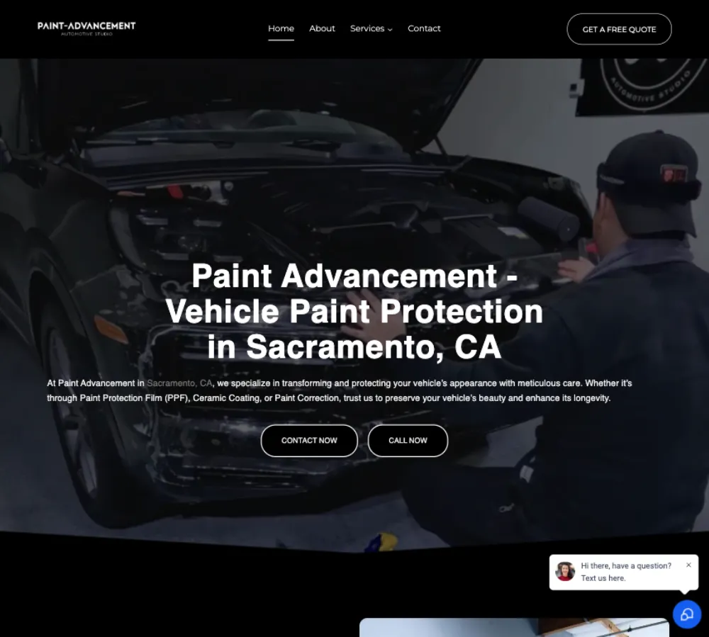 paintadvancement-scr a car detailing website