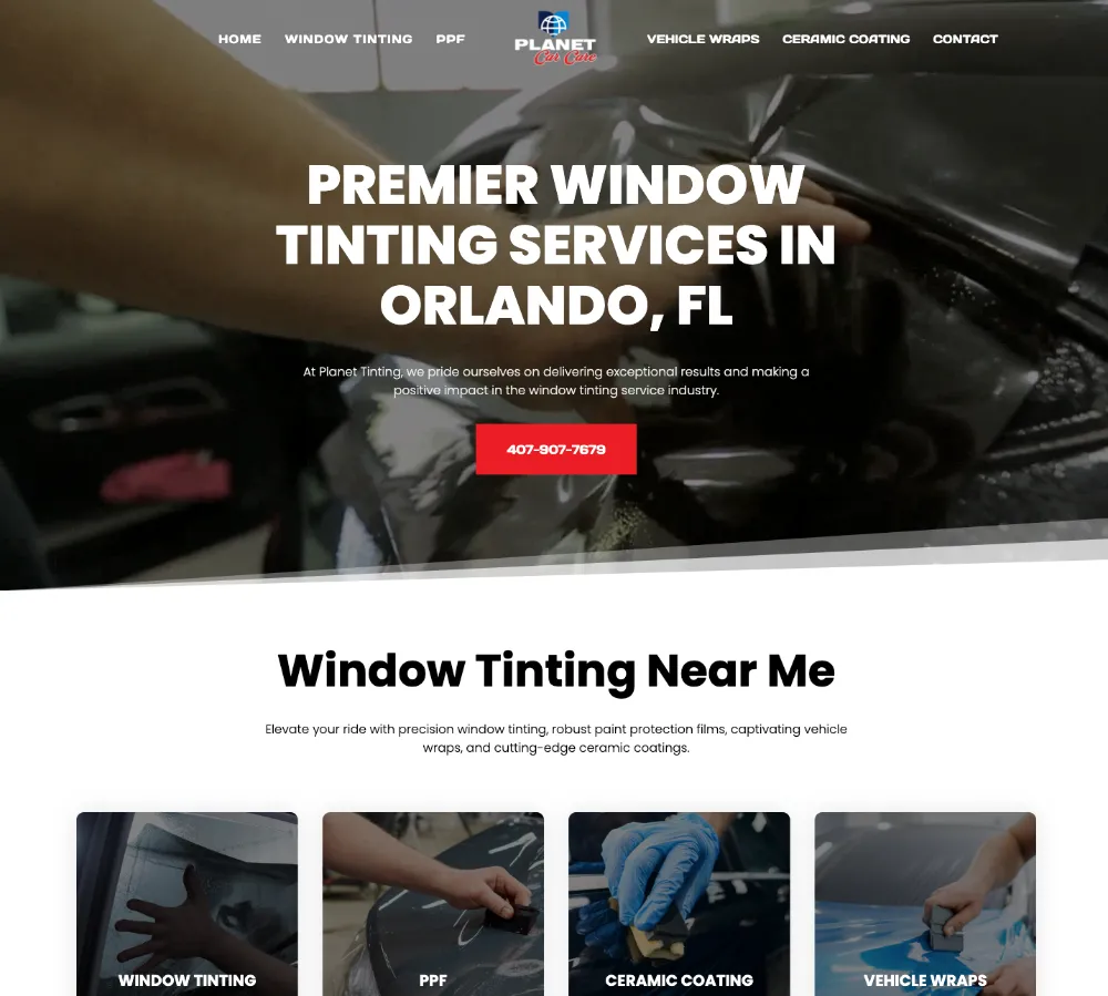 planettinting-scr a car detailing website