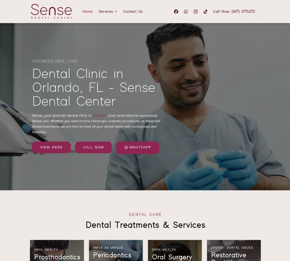 sense-scr Health & beauty website