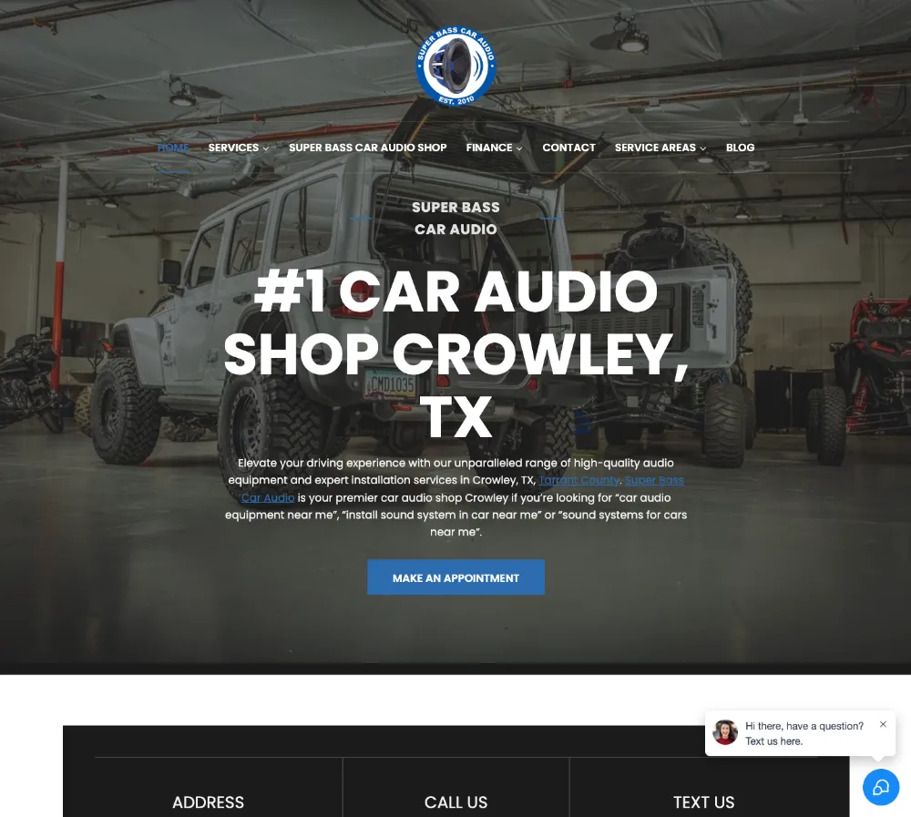 superbass-scr a car detailing website