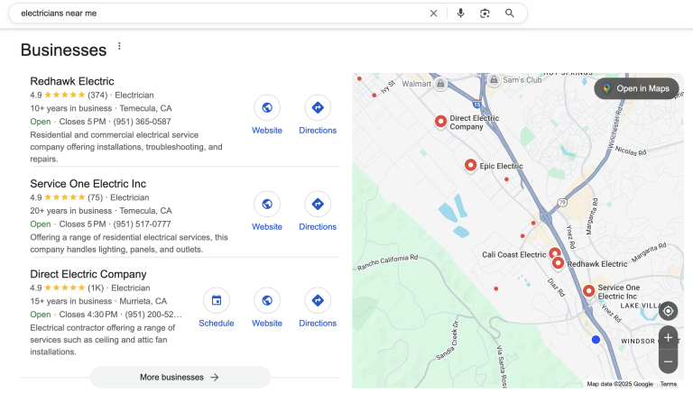 SEO for Electricians: How to Rank on the Google Maps Local Pack